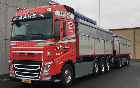 Vognmand i Aars valgte Volvo-forvogn til nyt vogntog