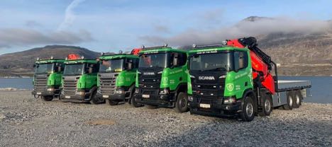 Grnlandsk firma har kbt svensk lastbil i Danmark