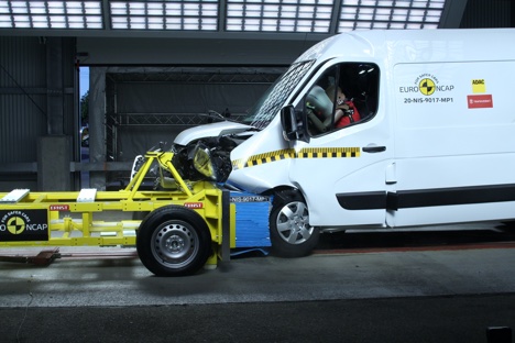 Test afslrer ringe sikkerhed i varebiler
