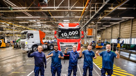 Hollandsk lastbilproducent har produceret 10.000 af sin nye model
