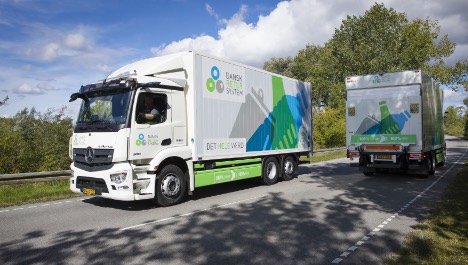 Genbrugsvirksomhed kører ud med to serieproducerede el-lastbiler