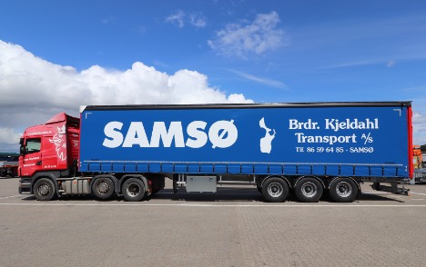 Sams-vognmand har fet ny gardintrailer med galvaniseret chassis