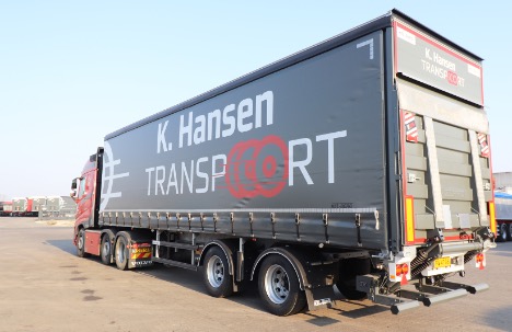 To-akslede city-trailere har plads til 27 paller