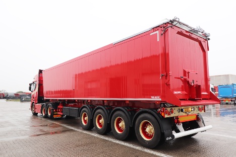Vognmand har fået en trailer til tunge kornlæs