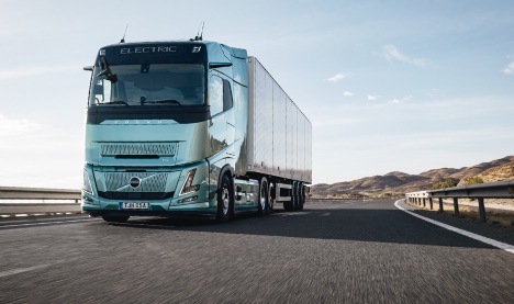 Elektriske lastbiler fra Sverige r�kker op til 700 kilometer